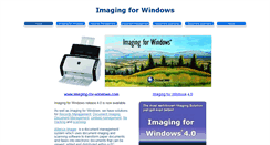 Desktop Screenshot of imaging-for-windows.com