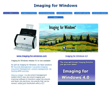 Tablet Screenshot of imaging-for-windows.com